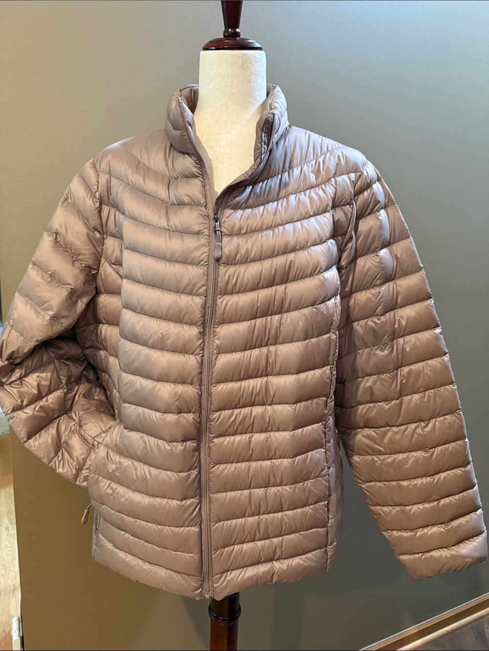 32 Degrees Women's Light Mauve Packable Puffer Jacket